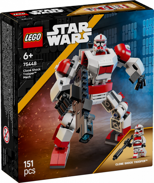 75448 LEGO® Star Wars™ Clone Shock Trooper™ robots  , 6+ gadi, 2026 gada modelis