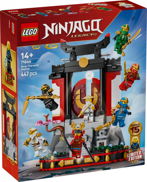 71866 LEGO® Ninjago Nindzju tēlu 15. gadadienas apskates modelis , 14+ gadi, 2026 gada modelis