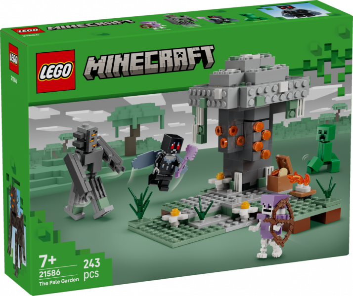 21586 LEGO® Minecraft Bālais dārzs  , 7+ gadi, 2026 gada modelis