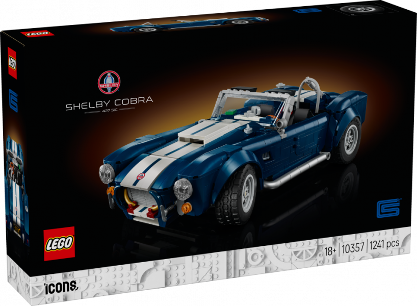 10357 LEGO® ICONS™ Shelby Cobra 427 S/C  , 18+ gadi, 2026 gada modelis
