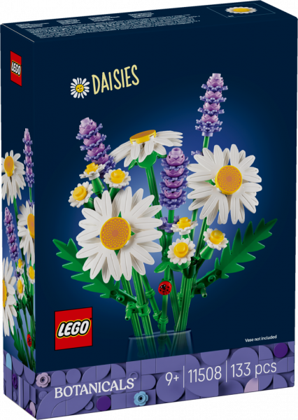 11508 LEGO® Icons Botanical Margrietiņas , 18+ , модель 2026 года