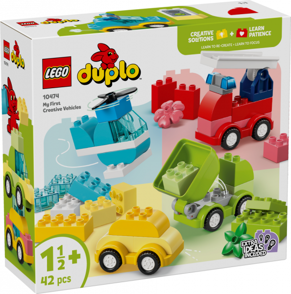 10474 LEGO® DUPLO Radošie transportlīdzekļi , 2+ gadi, 2026 gada modelis