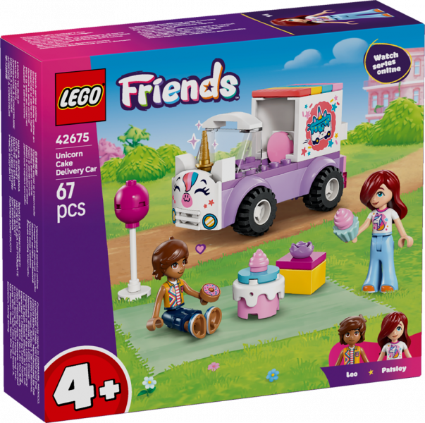 42675 LEGO® Friends Kūku piegādes auto – vienradzis , 4+ , модель 2026 года
