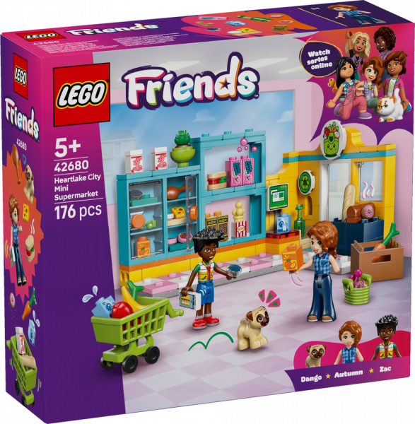 42680 LEGO® Friends Hārtleikas pilsētas veikaliņš , 5+ gadi, 2026 gada modelis