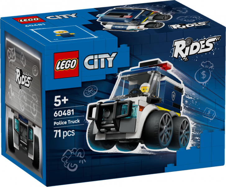 60481 LEGO® City Braucamie – Policijas kravas auto , 5+ , модель 2026 года