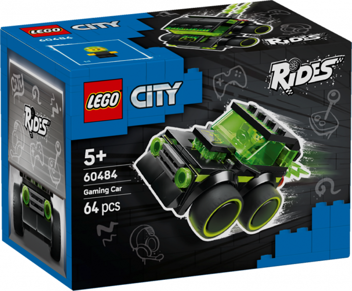60484 LEGO® City Braucamie – Spēļu sacīkšu auto , 5+ , модель 2026 года