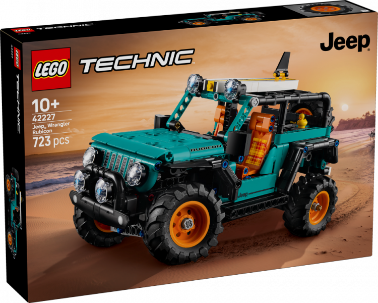 42227 LEGO® Technic Jeep® Wrangler Rubicon apvidus auto, 10+ gadi, 2026 gada modelis