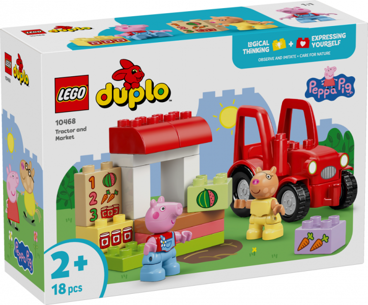 10468 LEGO® DUPLO Traktors un tirgus 2+ , модель 2026 года