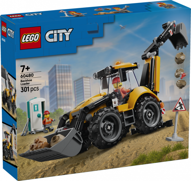60480 LEGO® City Dzeltens iekrāvējs, 7+ , модель 2026 года
