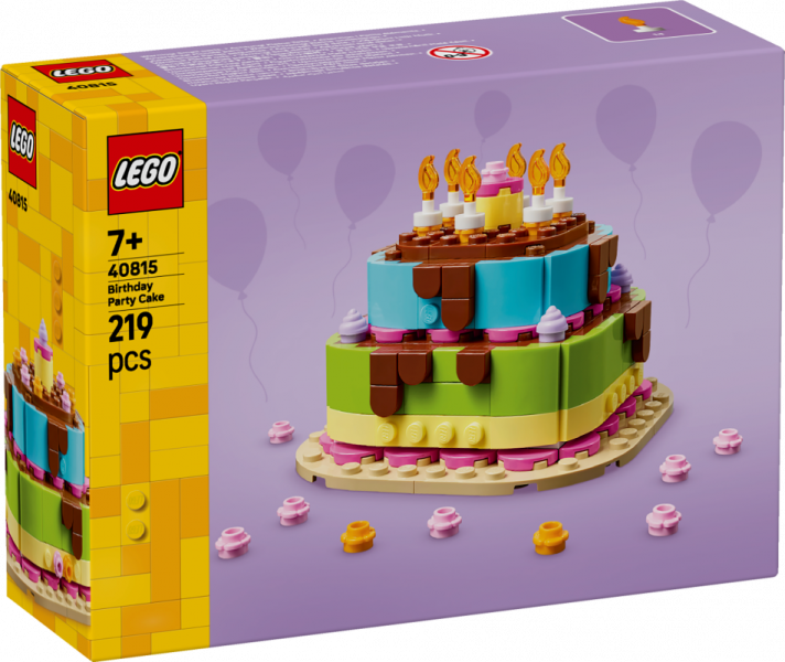 40815 LEGO® ICONIC™ Dzimšanas dienas ballītes torte, 7+ gadi, 2026 gada modelis