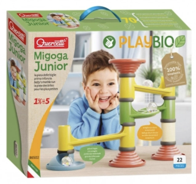 Quercetti Migoga Junior Play Bio konstruktors, 18+ mēn 22 detaļas, Art. Q86502