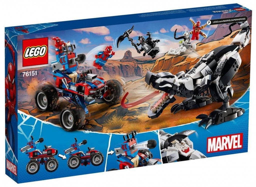 76150 LEGO® Spider-Man Zirnekļcilvēka lidaparāts pret Venom robotu, 7+ gadi  76150 | LEGO® Spider-Man | LEGO® pasaule 