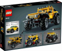 42122 LEGO® Technic Jeep® Wrangler, 9+ gadi, 2021.g.modelis