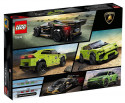 76899 LEGO® Speed Champions Lamborghini Urus ST-X & Lamborghini Huracán Super Trofeo EVO, 8+ gadi