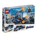 # 76123 LEGO® Super Heroes Captain America: Avengers Outriders Attack, 6+ gadi