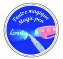 Djeco Maģiskā pildspalva ar ultraviolēto gaismu - Kamilla, (Zils dizains) DD03767