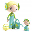 Djeco mini lelle Tinyly - Puķe un Ziediņš, DJ06944