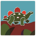 Djeco 5 трафаретов - Динозавры, DJ08863