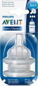 Philips Avent Clasic Pretkoliku pudelīšu knupīši 2gab., 3+ mēn., SCF633/27