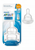 Philips Avent Clasic Pretkoliku pudelīšu knupīši 2gab., 6+ mēn., SCF634/27