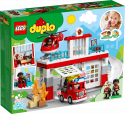10970 LEGO® DUPLO Пожарная часть и вертолёт, 2+ лет,модель 2022 года