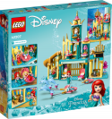 43207 LEGO® Disney Princess Подводный дворец Ариэль, 6+ лет,модель 2022 года