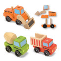 Melissa&Doug Koka cementa maisītājs, auto ar piegabi, auto ar lāpstu, 3+ gadi, 13076