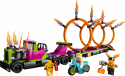 60357 LEGO® City Triku auto un uguns riņķu izaicinājums, 6+ gadi, 2023. gada modelis