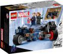 76260 LEGO® Marvel Super Heroes Melnās atraitnes un Kapteiņa Amerikas motocikli, 8+ gadi, 2023 gada modelis