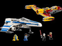 75364 LEGO® Star Wars™ New Republic E-Wing™ pret Shin Hati Starfighter™, 9+ gadi, 2023. gada modelis