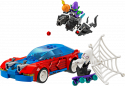 76279 LEGO® Marvel Super Heroes Zirnekļcilvēka sacīkšu auto un Venom Zaļais Goblins, 7+ gadi, 2024 gada modelis
