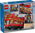 60407 LEGO® City Sarkans divstāvu ekskursiju autobuss, 7+ , модель 2024 года