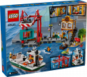 60422 LEGO® City Osta ar kravas kuģi, 8+ gadi, 2024. gada modelis