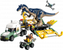 76966 LEGO® Jurassic World Dinozauru misijas: alozaura transportēšanas auto, 8+ gadi, 2024 gada modelis