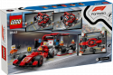 60443 LEGO® City F1® pitstops un autotehniķi ar Ferrari auto, 6+ gadi, 2025 gada modelis