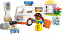10447 LEGO® DUPLO Ātrā palīdzība un šoferis, 2+ gadi, 2025 gada modelis