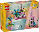 31169 LEGO® Creator Rakstāmmašīna ar ziediem, 8+ gadi, 2025 gada modelis