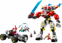 71497 LEGO® DREAMZzz™ Cooper tīģera robots un Zero lieljaudas auto, 9+ gadi, 2025 gada modelis
